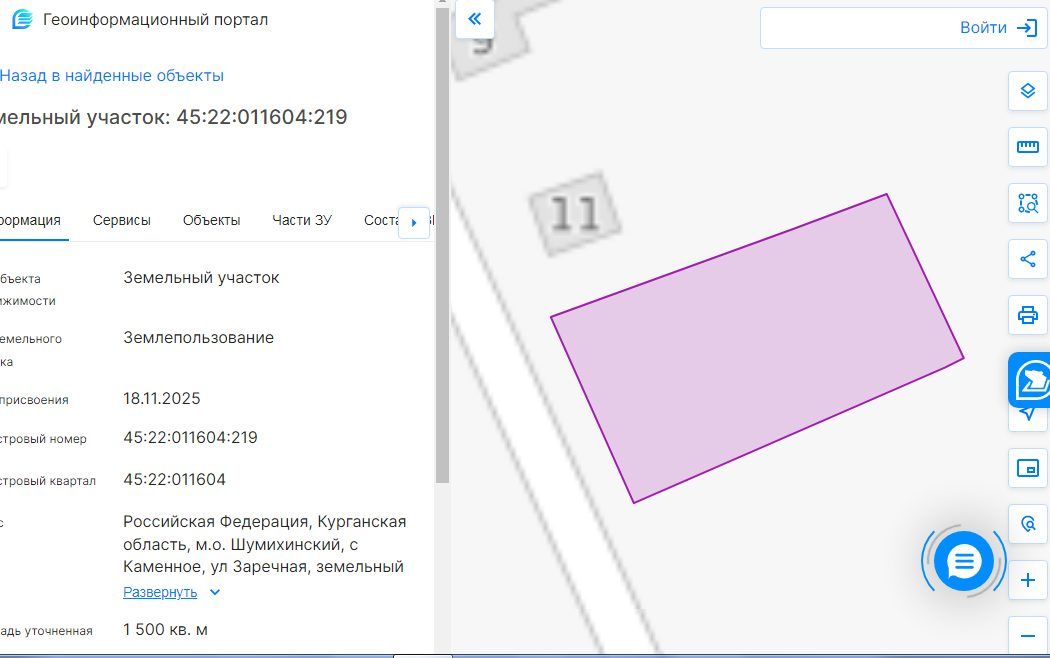 Аренда участка 15 сот. под магазин — Курганская область, лот 1