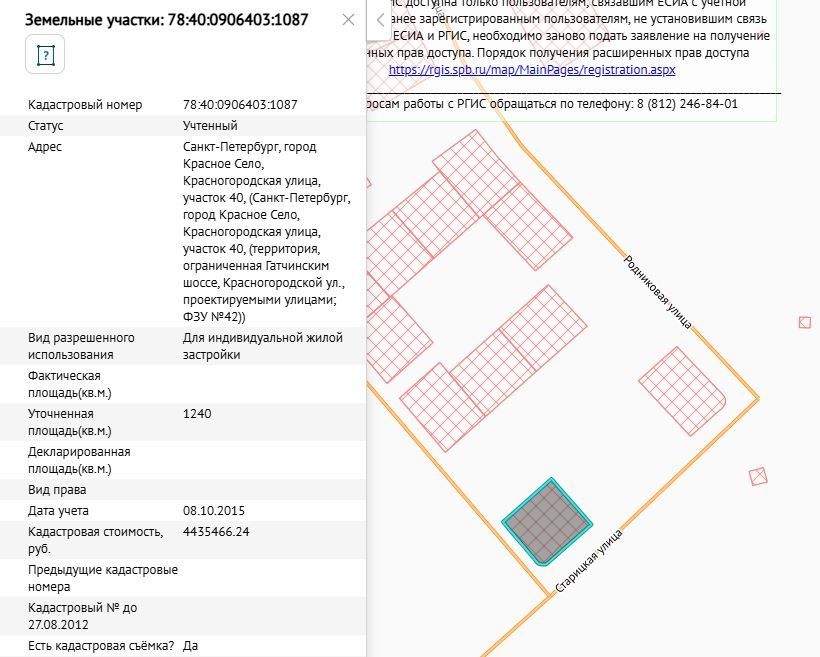 Продажа участка 12,4 сот. под ИЖС — Санкт-Петербург