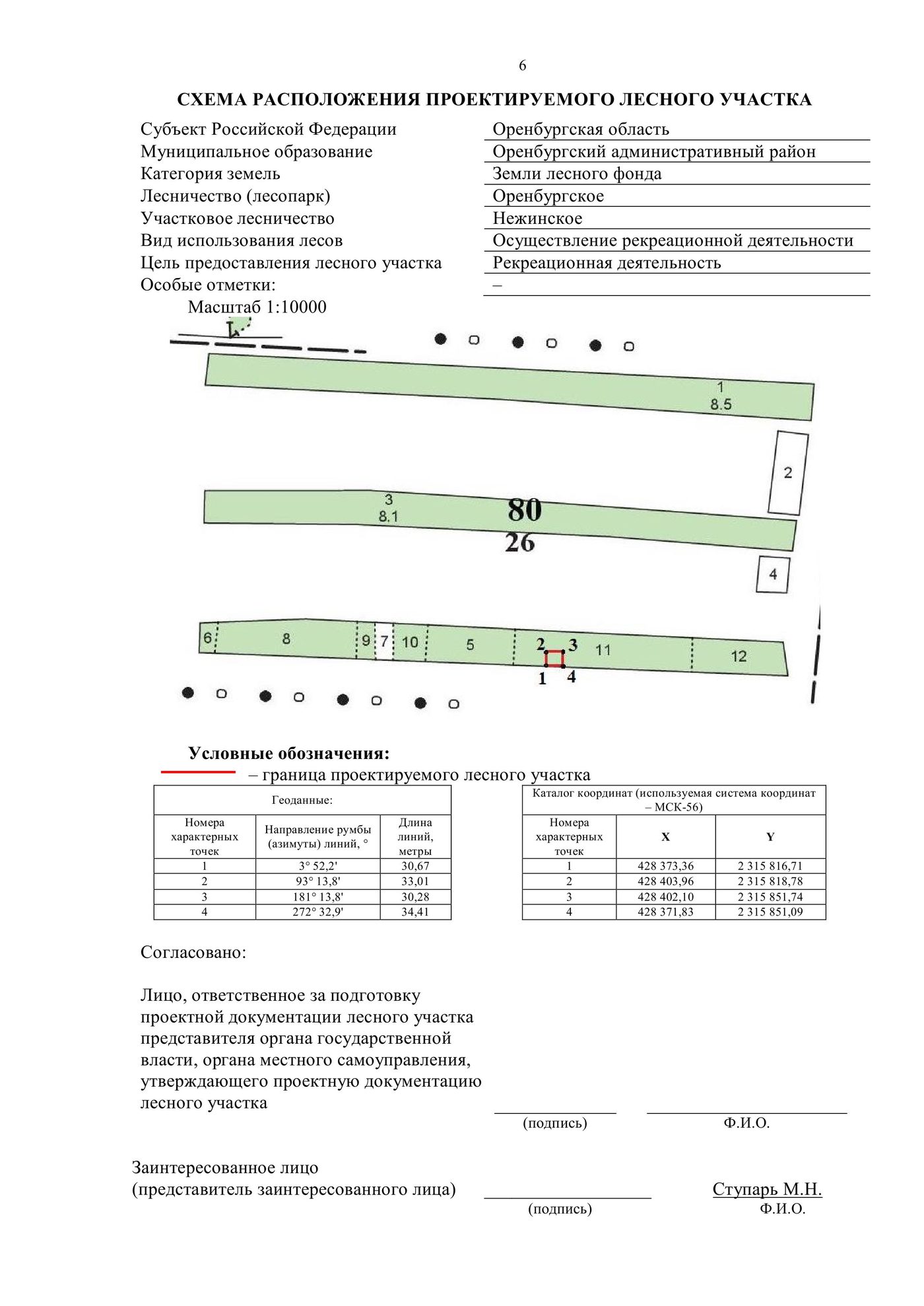 Аренда участка 10,27 сот. под рекреацию — Оренбургская