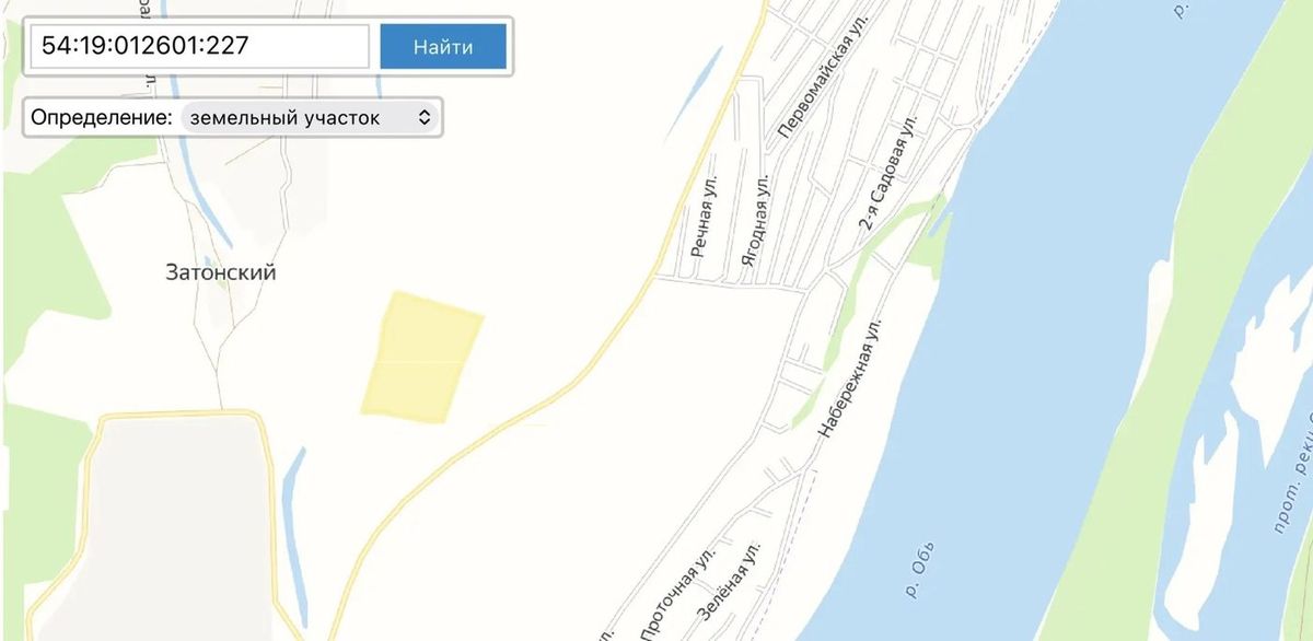 Участок 9,27 га под ЛПХ — Новосибирская область