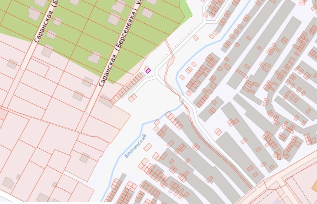 Аренда участка 0,24 сот. под гараж — респ. Мордовия, лот 9