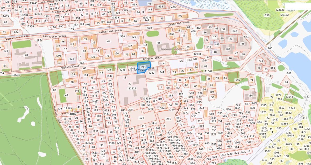 Аренда участка 41,51 сот. под жилую застройку