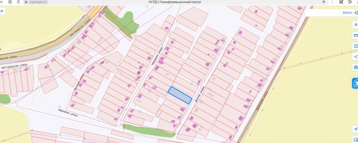 Аренда участка 27,72 сот. под ИЖС — обл. Белгородская