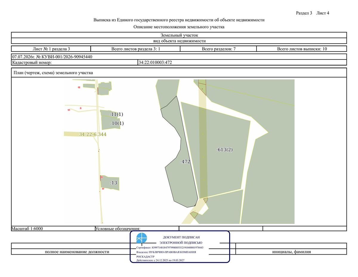 Аренда участка 3,97 га под сенокошение — Волгоградская