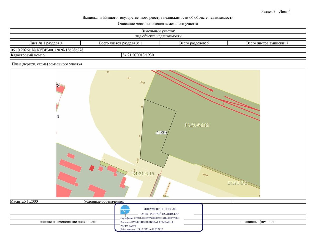Аренда участка 50,95 сот. под склад — Волгоградская