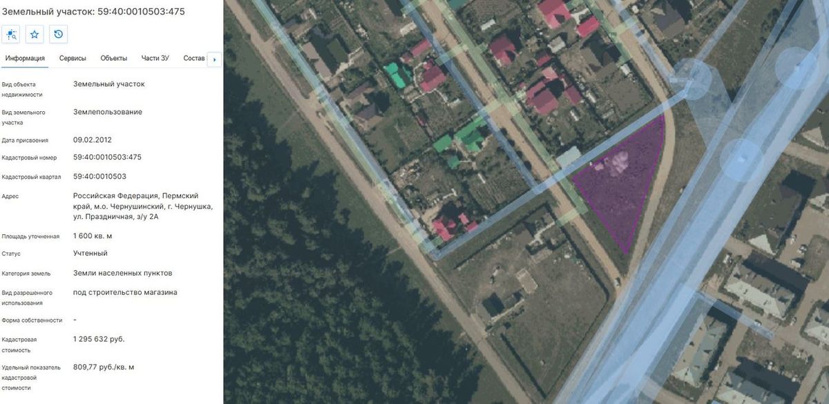 Аренда участка 16 сот. под магазин — Пермский край