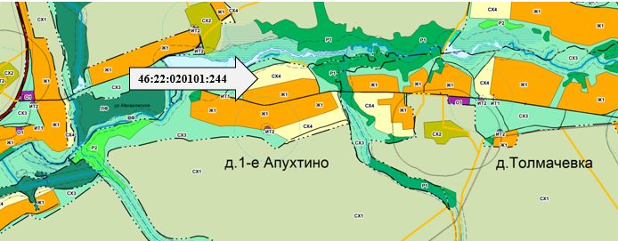 Аренда участка 8,96 га под растениеводство — обл. Курск