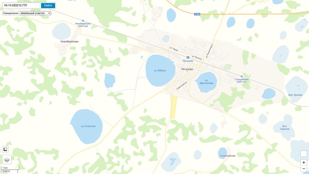 Аренда участка 27,6 га под сельхоз — Курганская область, лот 3