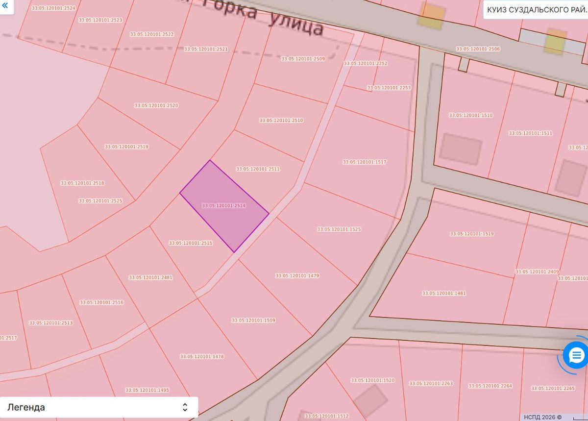 Продажа участка 8,12 сот. под ИЖС — обл. Владимирская