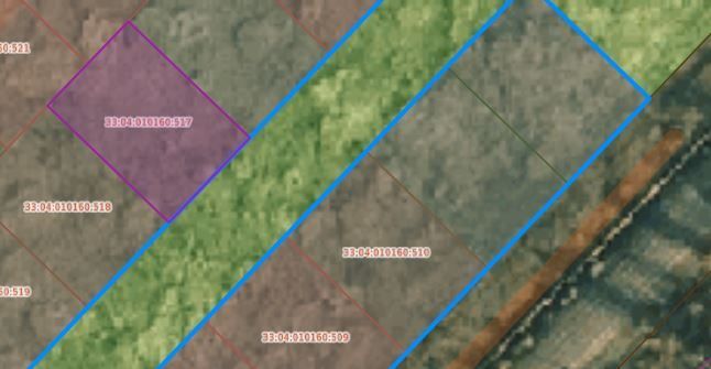 Аренда участка 9 сот. под ИЖС — Владимирская область (010160:517)