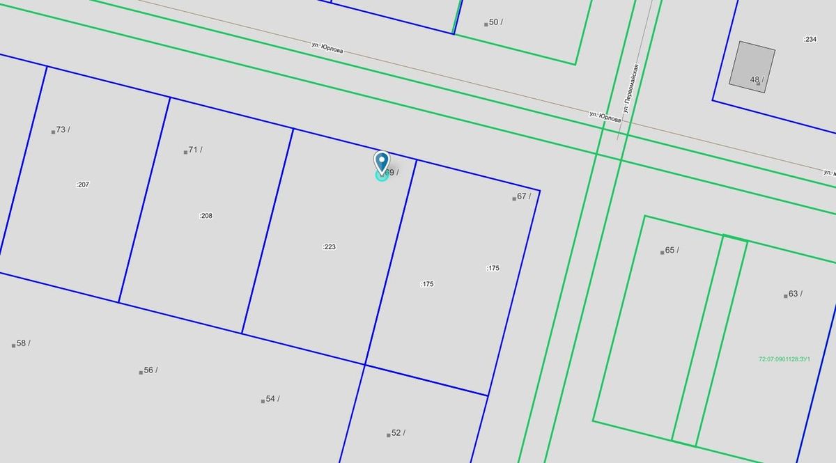 Аренда участка 15 сот. под ИЖС — Тюменская область (0901128:223)