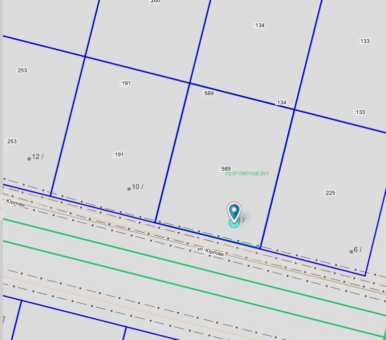 Аренда участка 12 сот. под ИЖС — Тюменская область (0901128:589)