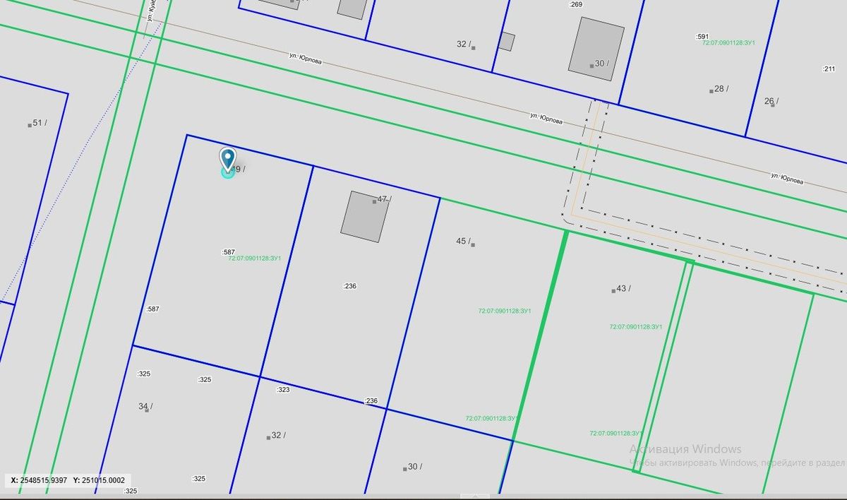 Аренда участка 15 сот. под ИЖС — Тюменская область (0901128:587)