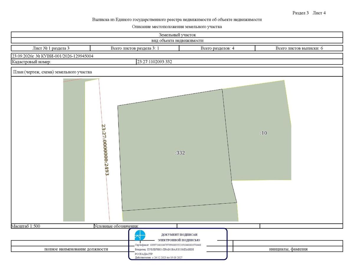 Аренда участка 19,08 сот. под ЛПХ — Краснодарский край