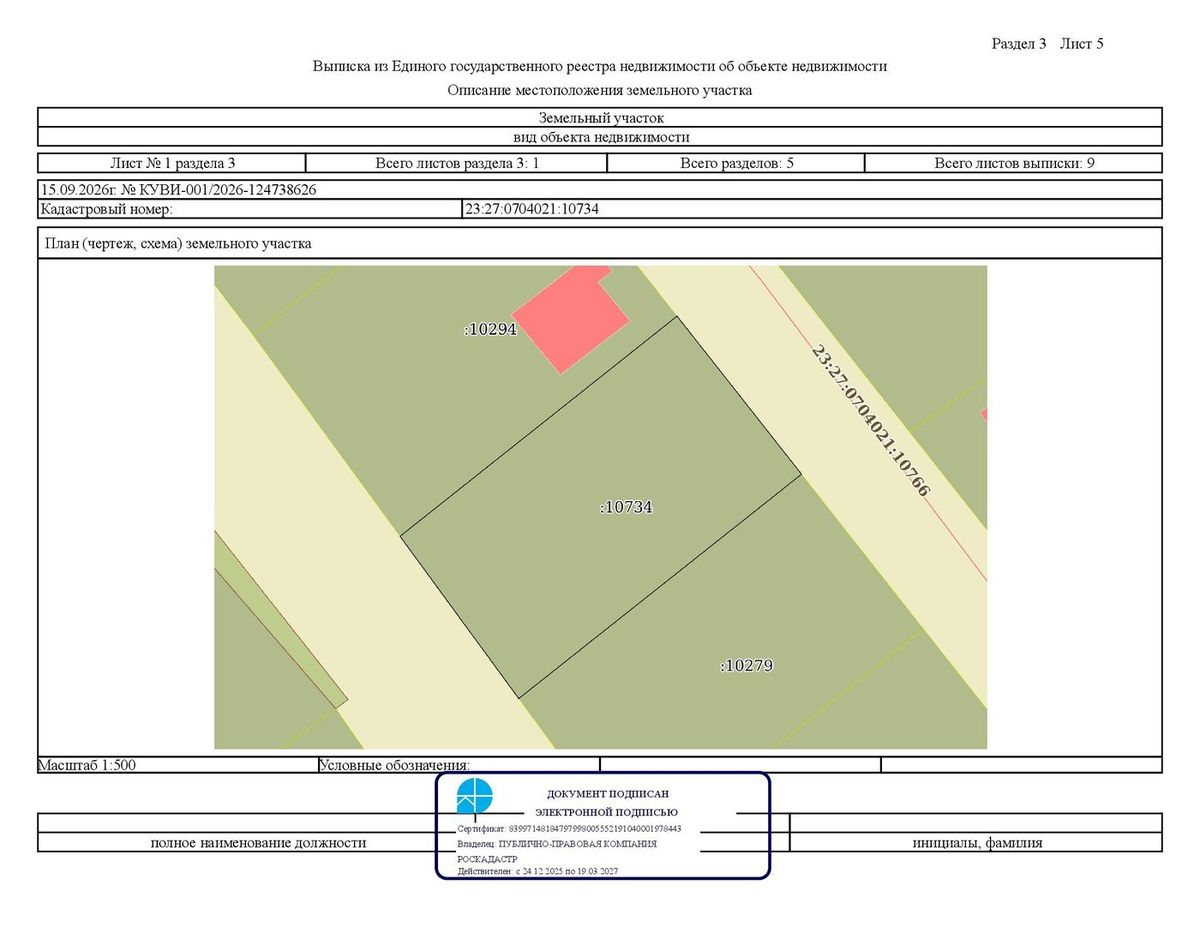 Продажа участка 10 сот. под ИЖС — Краснодарский край, лот 2