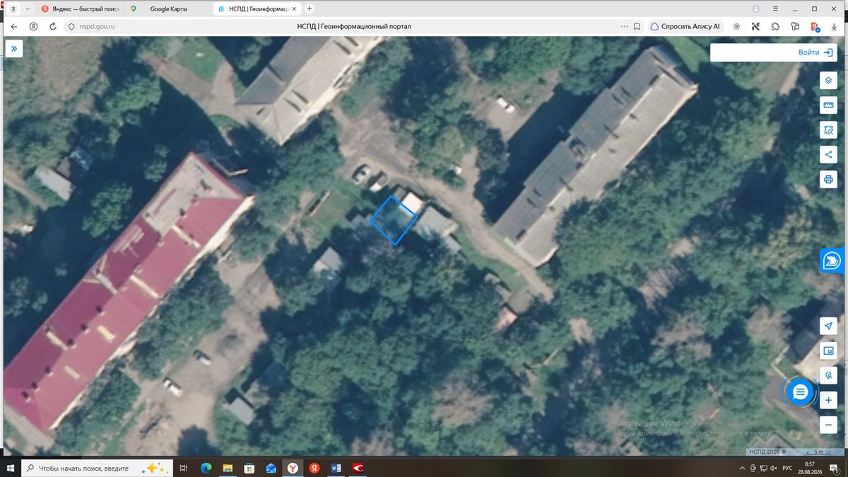 Аренда участка 0,6 сот. под стоянку транспорта, лот 1