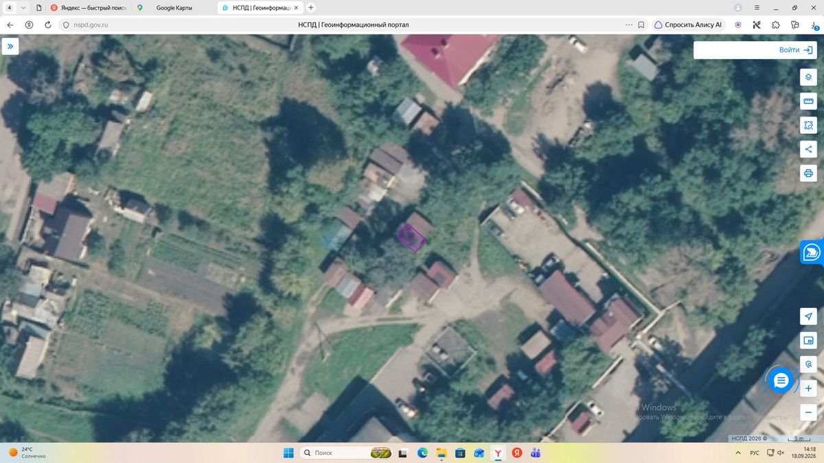 Аренда участка 0,22 сот. под стоянку транспорта