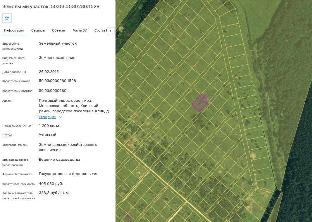Аренда участка 12 сот. под садоводство (0030280:1528)
