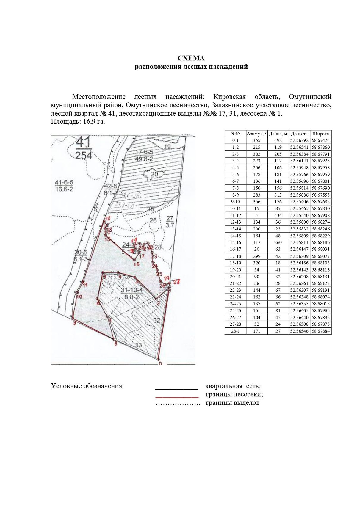 Продажа участка 16,9 га под заготовку древесины