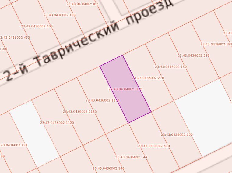 Аренда участка 10 сот. под ИЖС — Краснодарский край (0436002:1136)