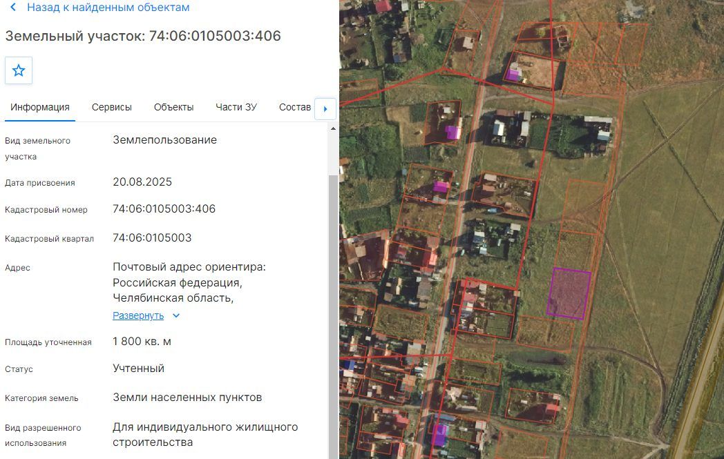 Аренда участка 18 сот. под ИЖС — Челябинская область