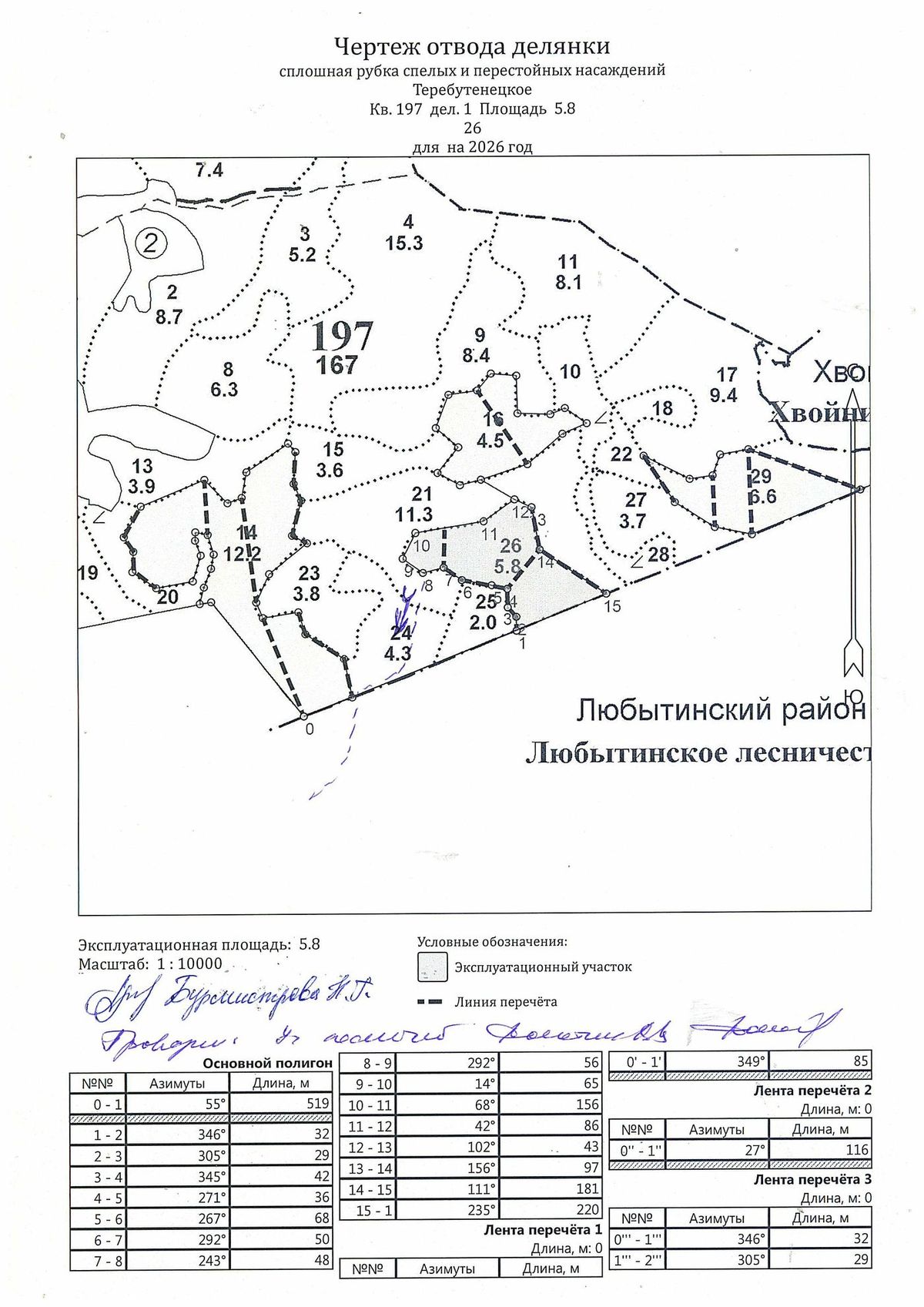 Продажа участка 5,8 га под заготовку древесины