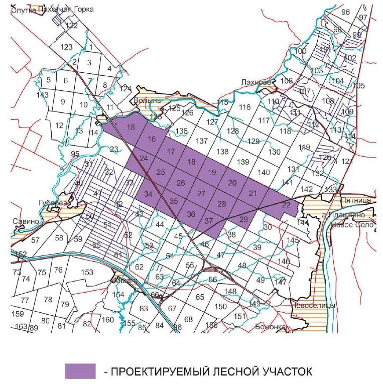 Аренда участка 2154 га под заготовку древесины