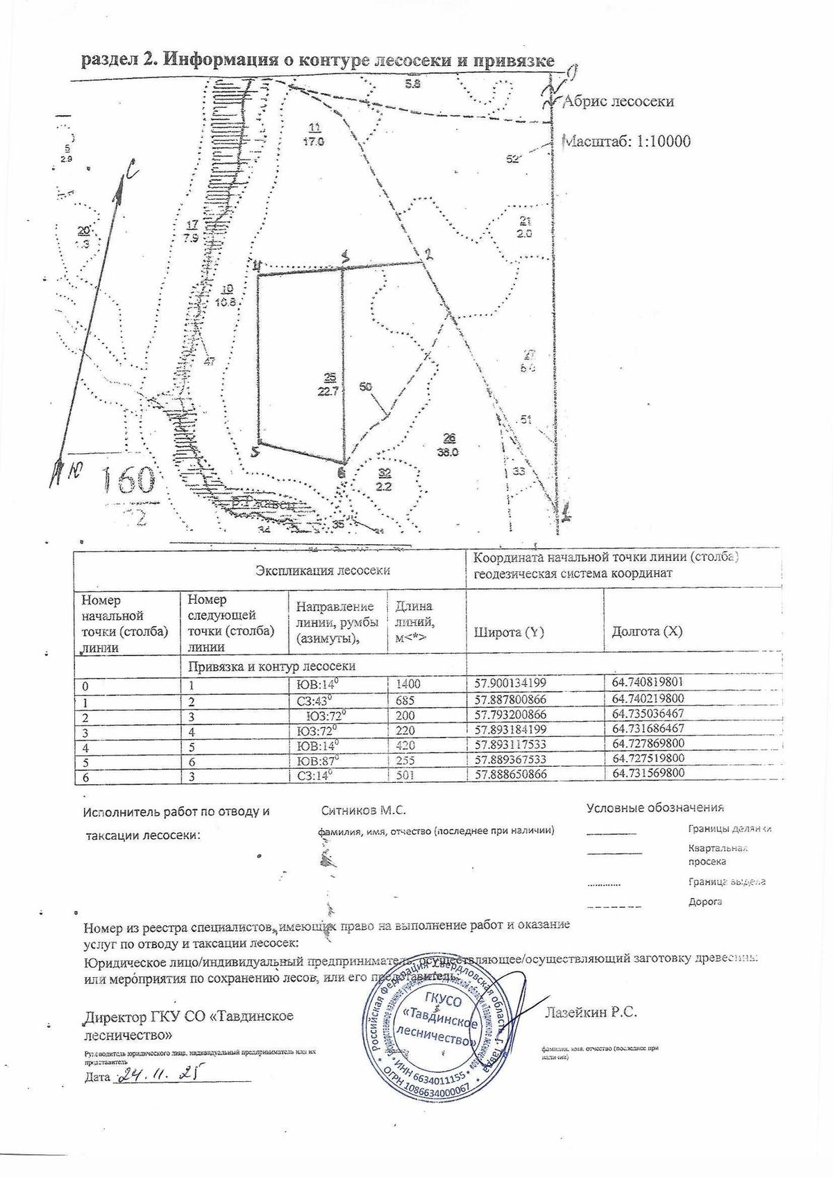 Аренда участка 11,2 га под заготовку древесины