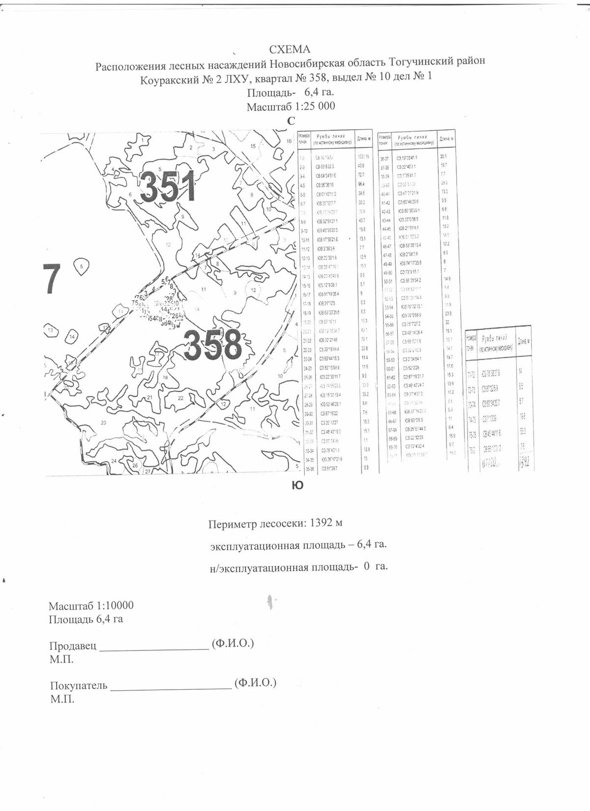 Продажа участка 6,4 га — обл. Новосибирская