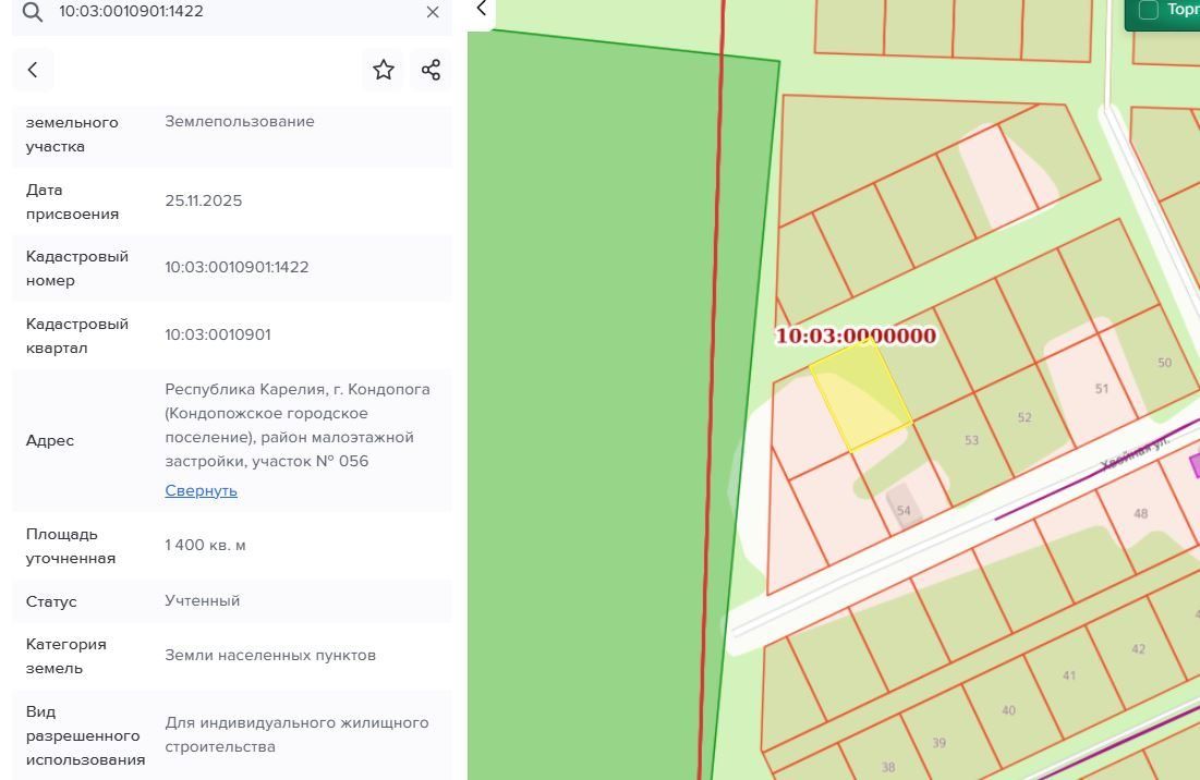 Аренда участка 14 сот. под ИЖС — Республика Карелия, лот 6