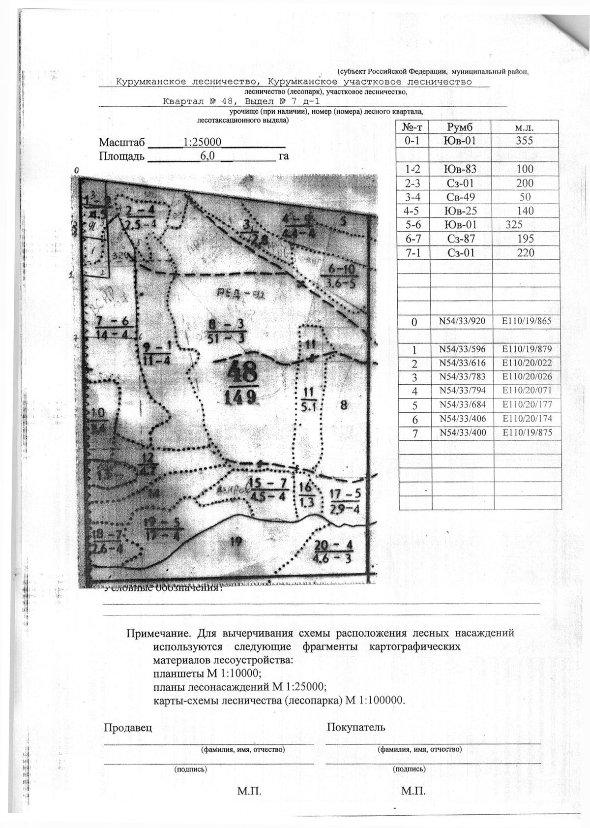 Продажа участка 6 га под заготовку древесины