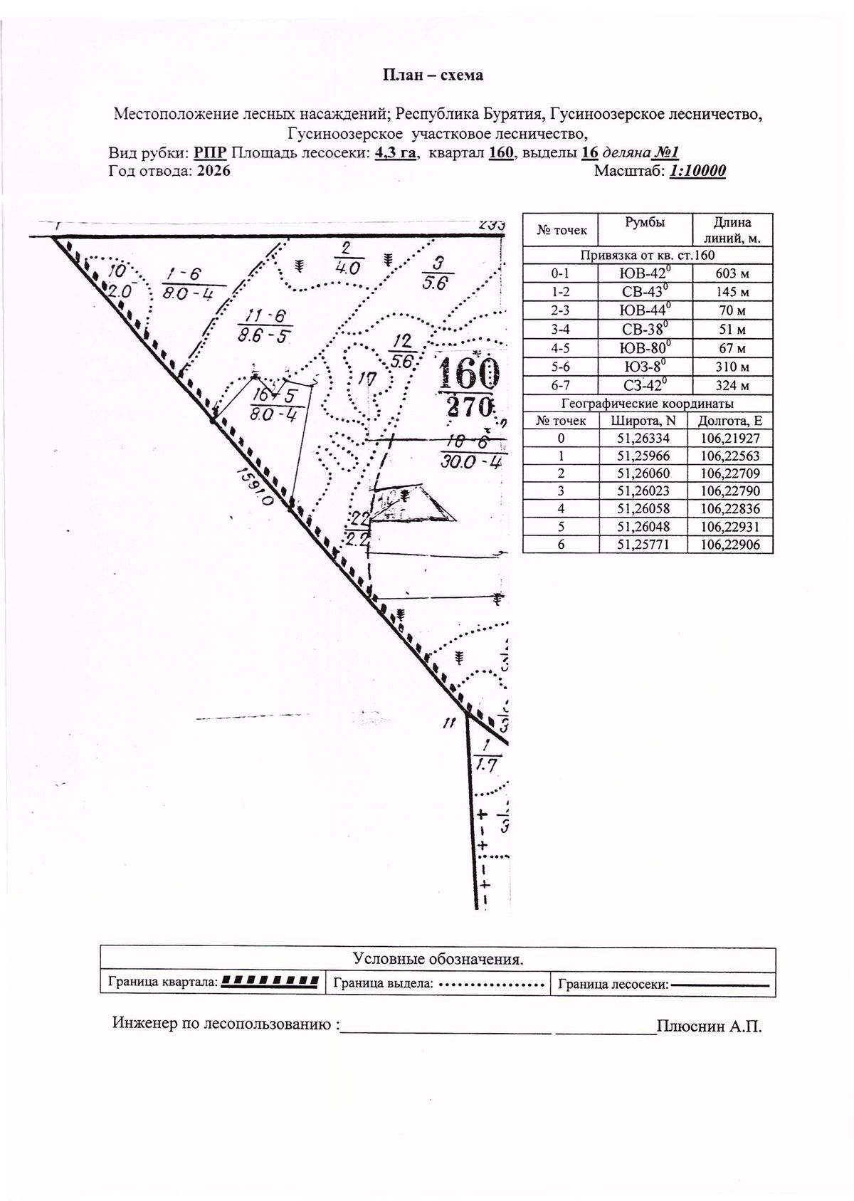 Продажа участка 4,3 га под заготовку древесины