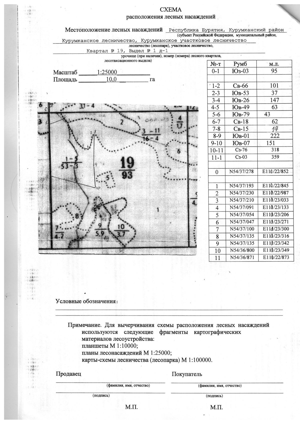 Продажа участка 10 га под заготовку древесины