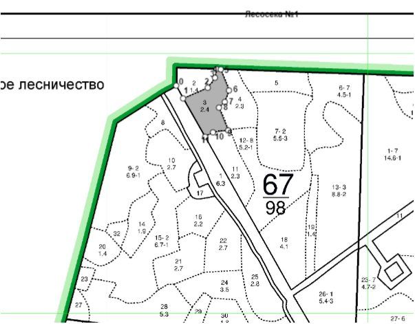 Продажа участка 2,4 га под лесопользование