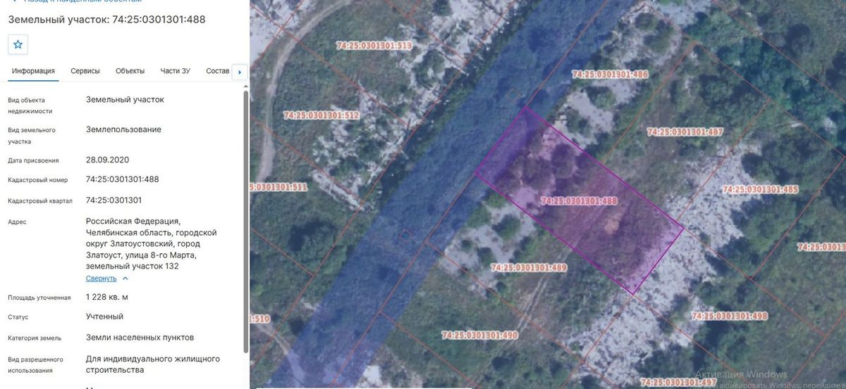 Аренда участка 12,28 сот. — Челябинская область