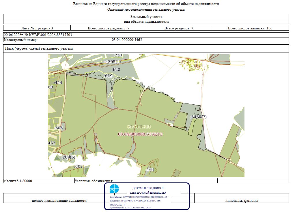 Аренда участка 451,92 га под растениеводство — респ. Бу