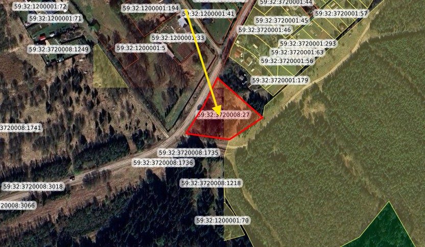 Участок 37,23 сот. под садоводство — Пермский край