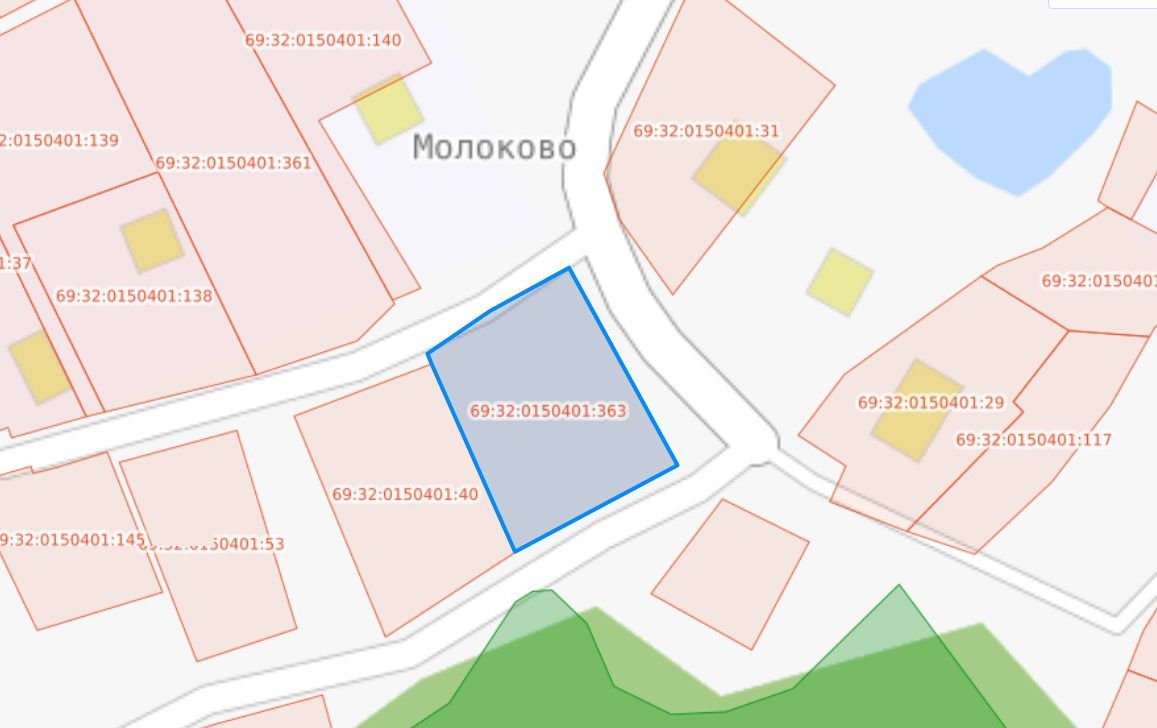 Аренда участка 24,55 сот. под ИЖС — Тверская область