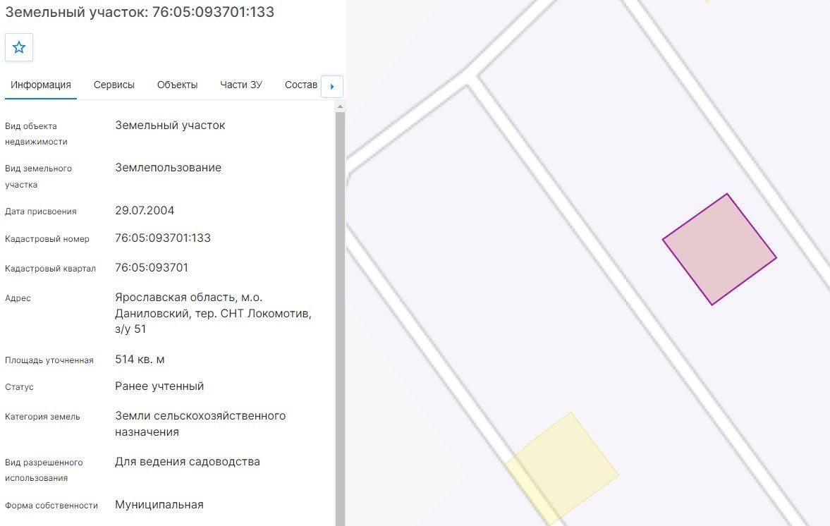 Аренда участка 5,14 сот. под сельхоз — обл. Ярославская