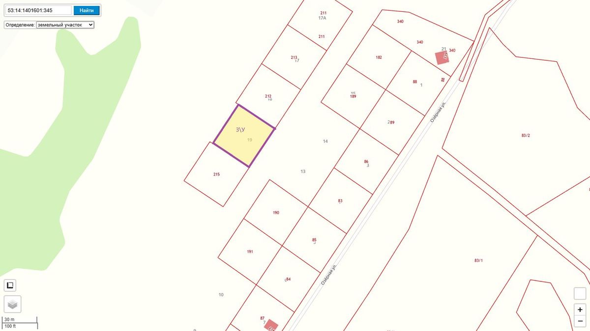 Продажа участка 15 сот. под ИЖС — Новгородская область, лот 1