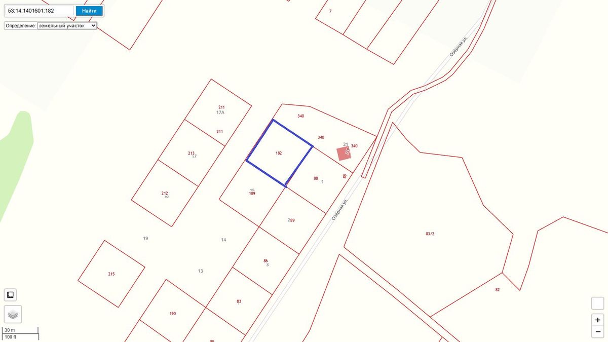 Аренда участка 15,96 сот. под ИЖС — обл. Новгородская