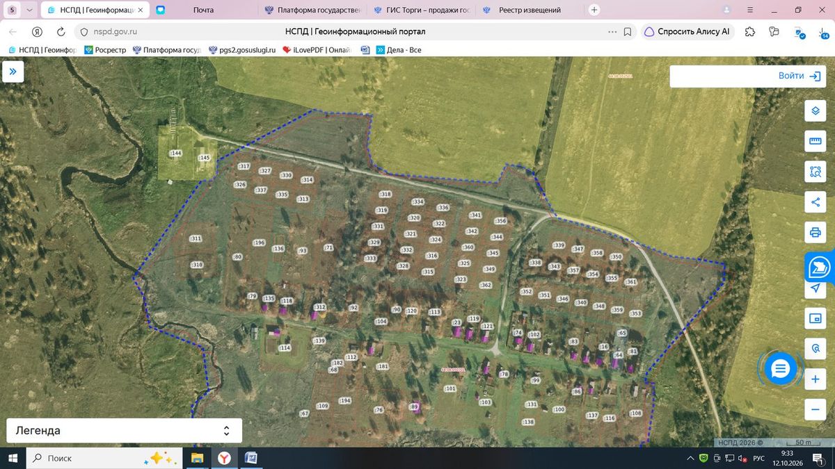 Аренда участка 10 сот. под ИЖС — Костромская область, лот 1