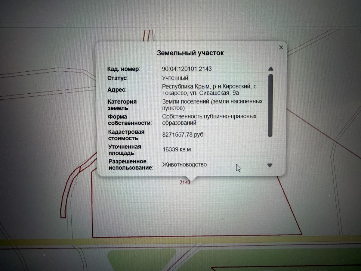 Аренда участка 1,63 га под скотоводство