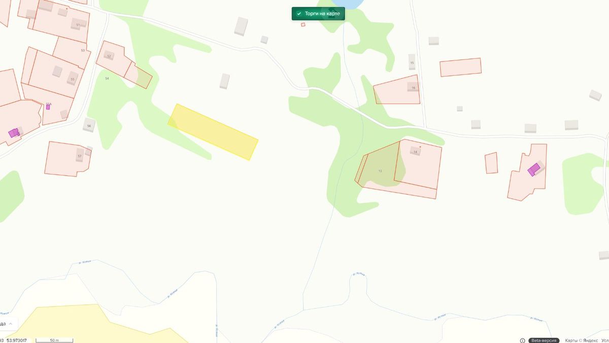 Аренда участка 36 сот. под жилую застройку, лот 1
