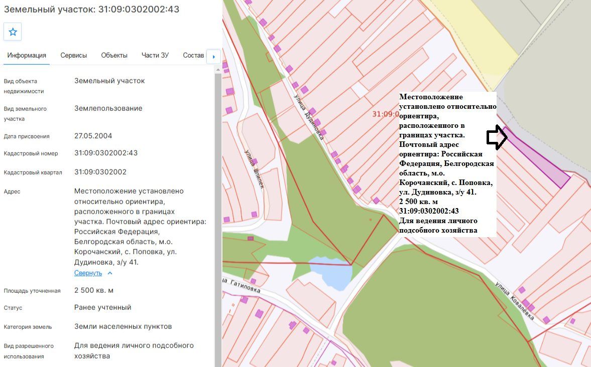 Аренда участка 25 сот. под ЛПХ — Белгородская область