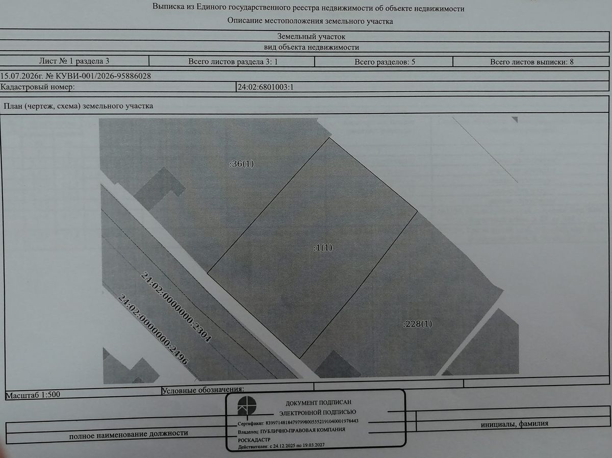 Аренда участка 10,91 сот. под ЛПХ — Красноярский край