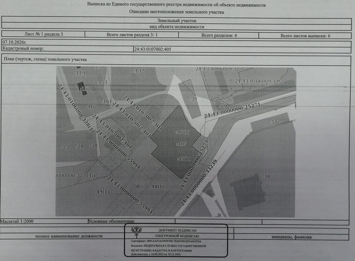 Аренда участка 49,1 сот. под жилую застройку