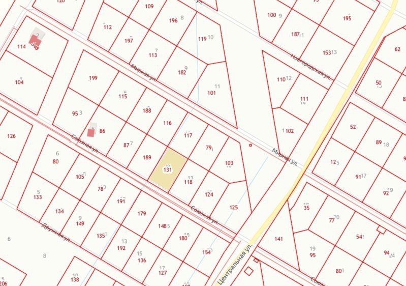 Аренда участка 15 сот. под ИЖС — Новгородская область (0201909:131)