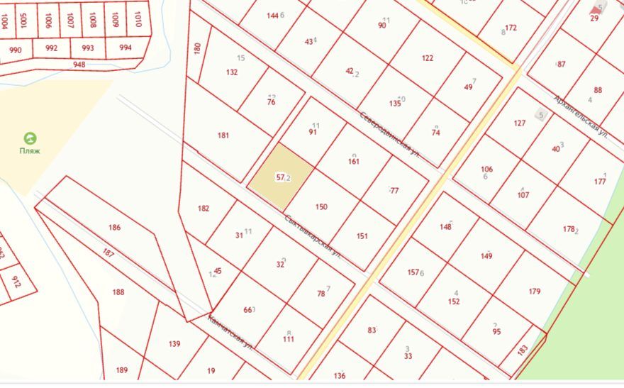 Аренда участка 20 сот. под ИЖС — Новгородская область, лот 3
