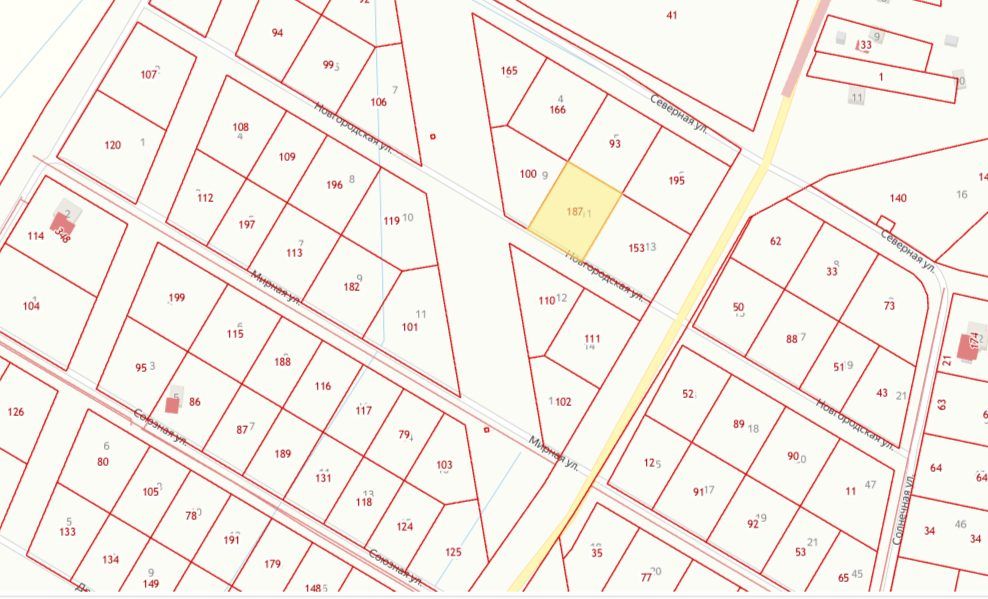 Аренда участка 20 сот. под ИЖС — Новгородская область, лот 30